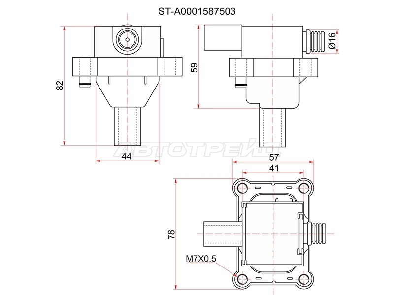 Катушка зажигания Mercedes-Benz C-Class 93-01 / E-Class 84-03 M104;M111E18;M111E20;M111E20ML;M111E23