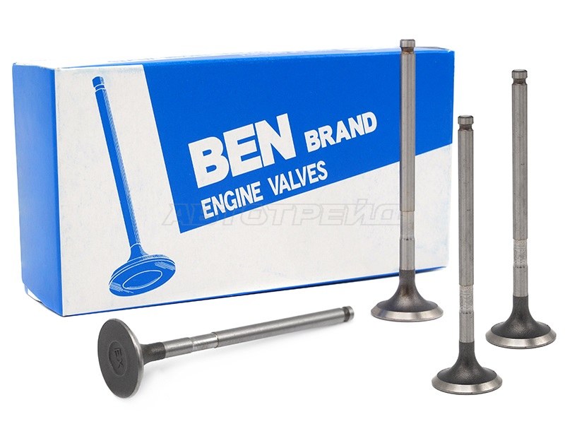 Клапан выпускной (комплект 4 шт) HONDA CIVIC/STREAM R18A/R20A 05 BEN HOX193
