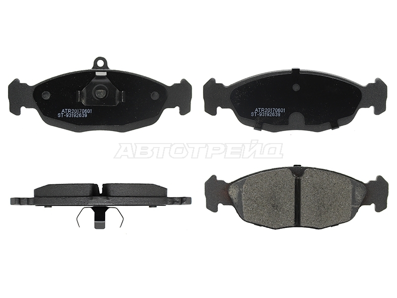Колодки тормозные (Спереди) Chevrolet Lanos 05-09 / Daewoo Lanos 97-08