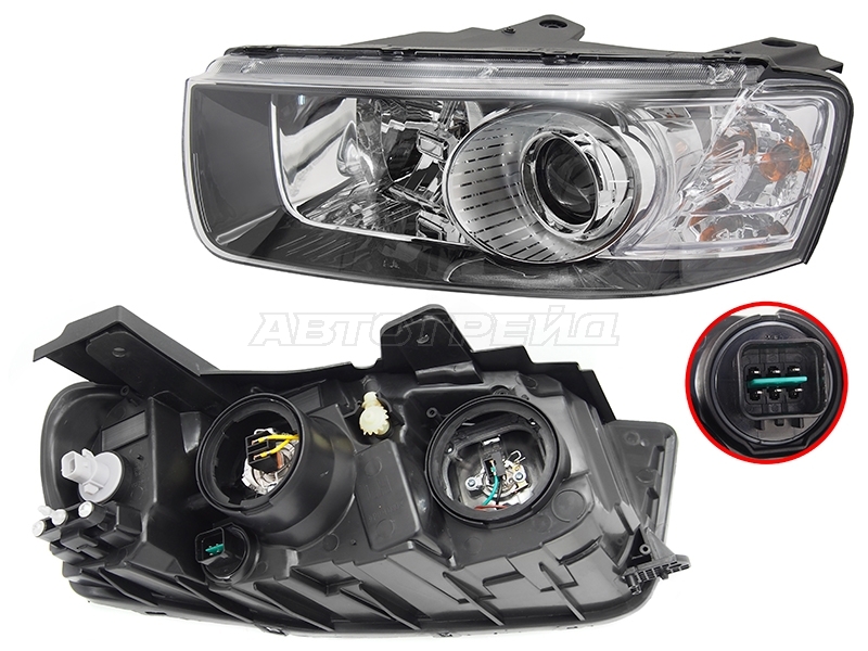 Фара Chevrolet Captiva 11-15 (Слева/ Галоген/ С электрокорректором)