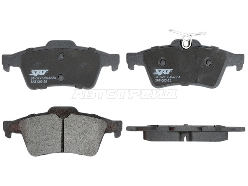 Колодки тормозные (Сзади) Citroen C5 08-17 / Ford Focus 04-