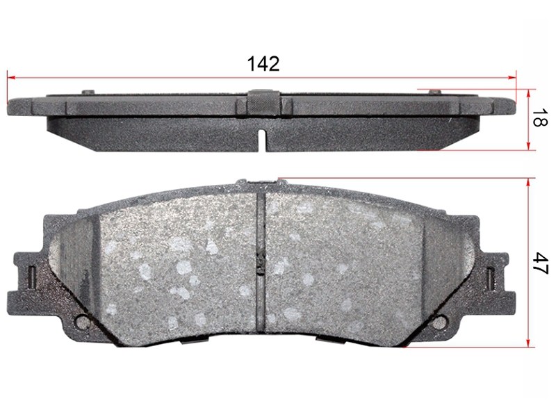 Колодки тормозные (Сзади) Toyota Land Cruiser (J300) 21- / Land Cruiser Prado 23-