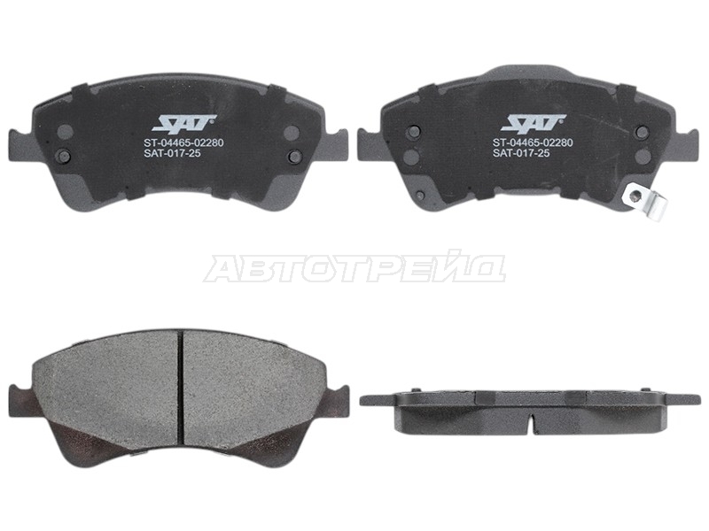 Колодки тормозные (Спереди) Toyota Avensis (T270) 08-18 / Corolla 06-13
