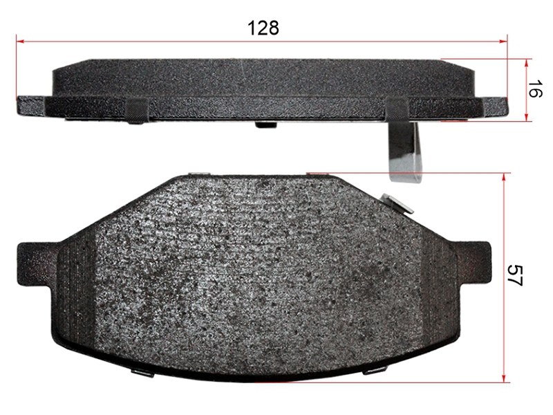 Колодки тормозные (Спереди) Geely Coolray 18- / Belgee X50 23-