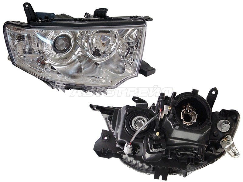 Фара Mitsubishi L200 13-16 / Pajero Sport 08-17 (Справа/ Ксенон/Галоген/ С электрокорректором), артикул ST-214-1197R