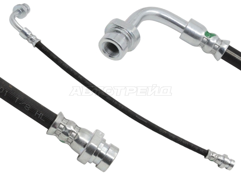 Шланг тормозной Hyundai Solaris 17-20 / Kia Rio 16-22 (Сзади/ Справа/ Без крепежа)