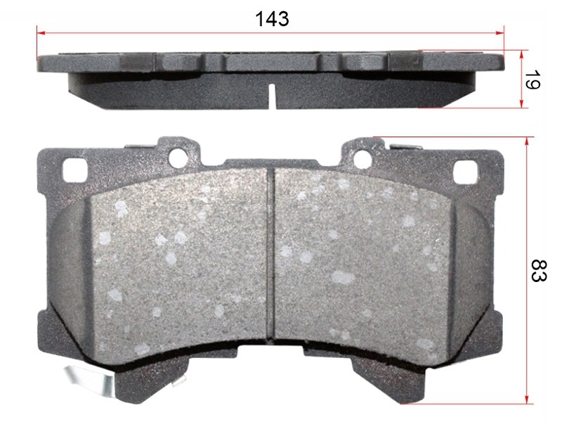 Колодки тормозные (Спереди) Toyota Land Cruiser (J300) 21- / Land Cruiser Prado 23-