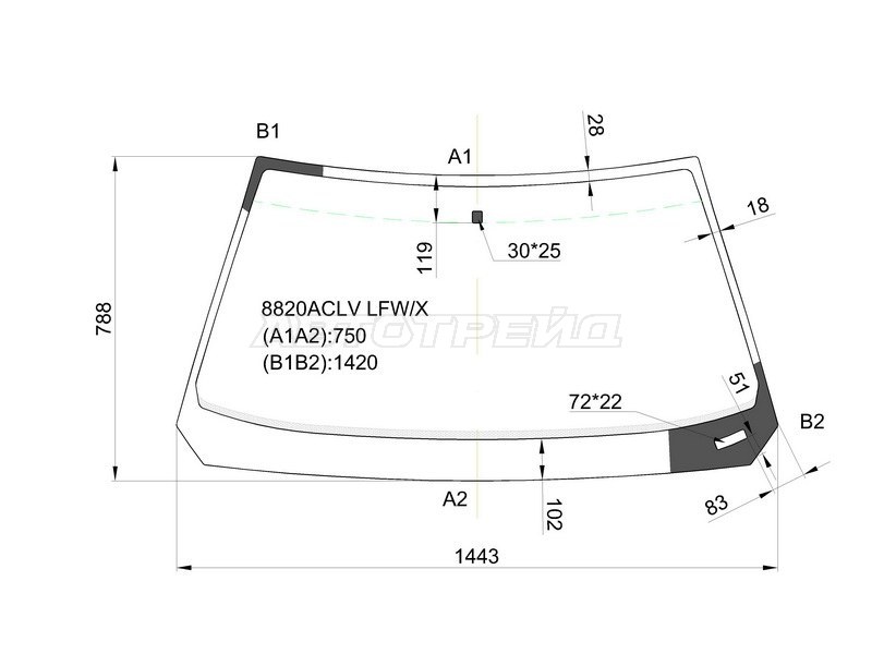 Купить Лобовое Стекло Вольво 960