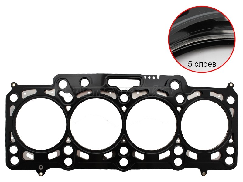Прокладка головки блока цилиндров Volkswagen Transporter 09-19 / Amarok 10-20 CAAA;CAAB;CAAC;CAAD;CA