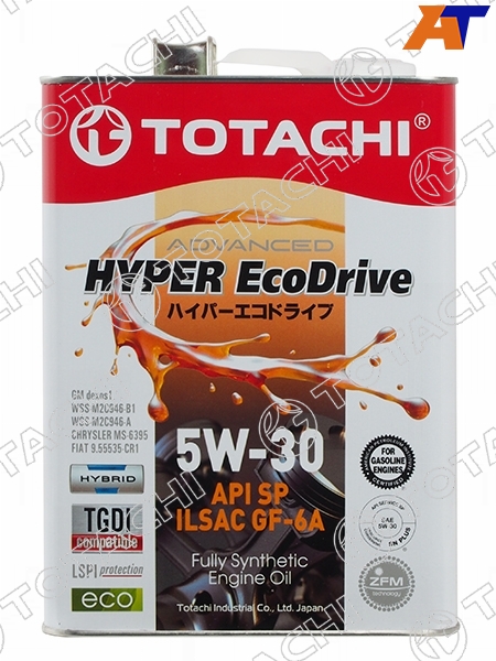 Масло моторное TOTACHI HYPER Ecodrive Fully Synthe TOTACHI E0304
