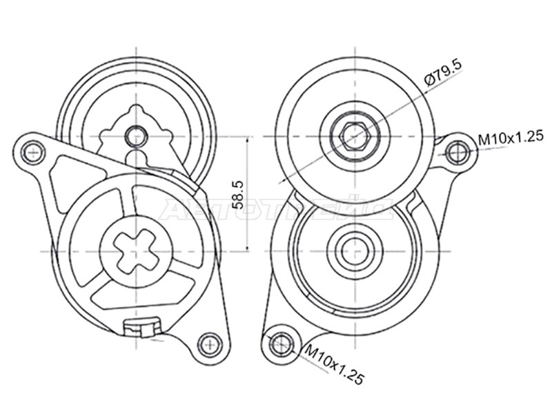 Натяжитель Mazda 3 13-19 / Demio 07-14