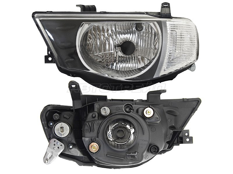 Фара Mitsubishi L200 07-14 / Triton 06-10 (Слева/ Галоген/ Ручная регулировка)