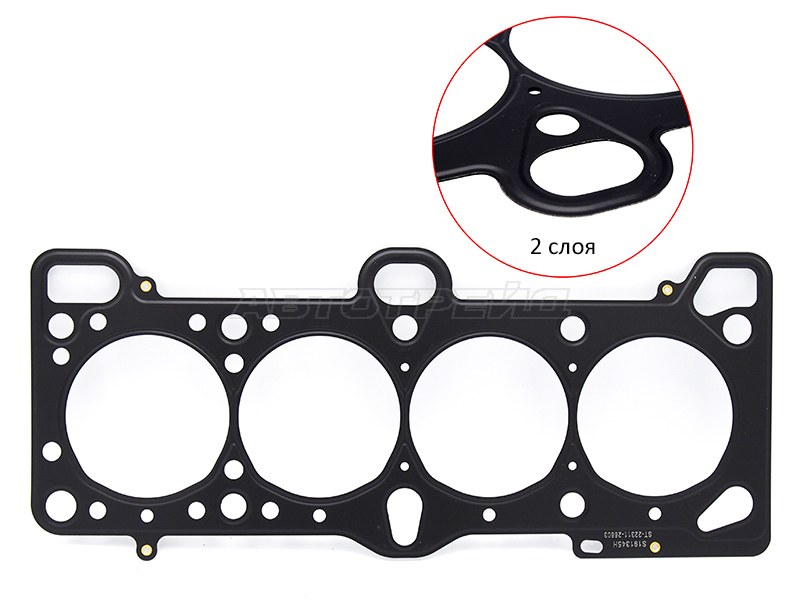 Прокладка головки блока цилиндров Hyundai Elantra 00-03 / Kia Cerato 04-07 G4ED;G4EE (Металл)