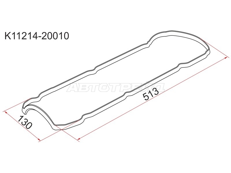 Прокладка клапанной крышки Toyota Camry (XV10,XV20,XV30) 91-06 / Lexus ES 91-01 1MZFE;2MZFE