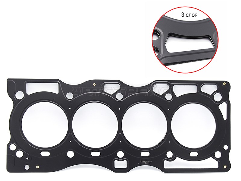 Прокладка головки блока цилиндров Nissan AD 99-08 / Murano 02-08 QR20DD;QR20DE;QR25DD;QR25DE (Металл