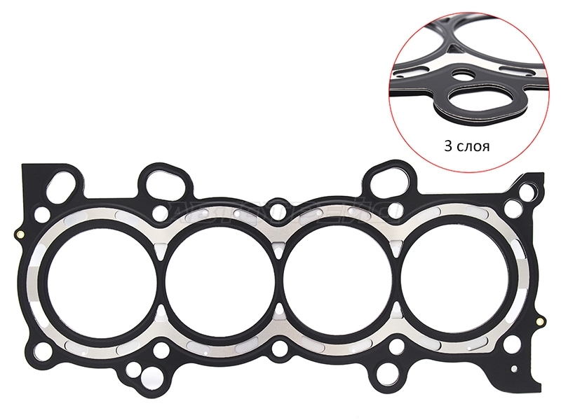 Прокладка головки блока цилиндров Honda CR-V 06-12 / Stepwgn 03-05 K20A4;K20A5;K24A;K24A1 (Металл)