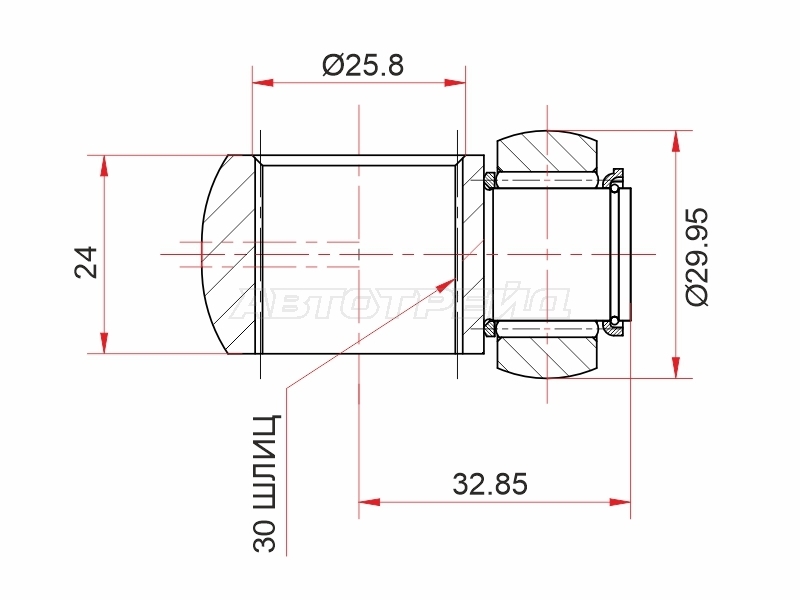 Трипоид LADA Largus 12- / Nissan Almera 12-19