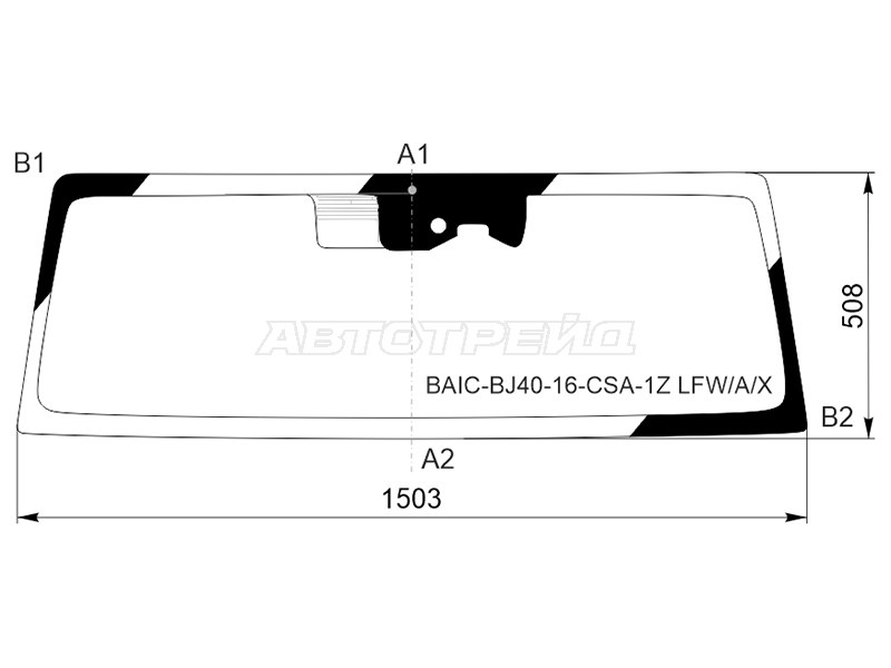 XYG BAIC-BJ40-16-CSA-1Z LFW/A/X