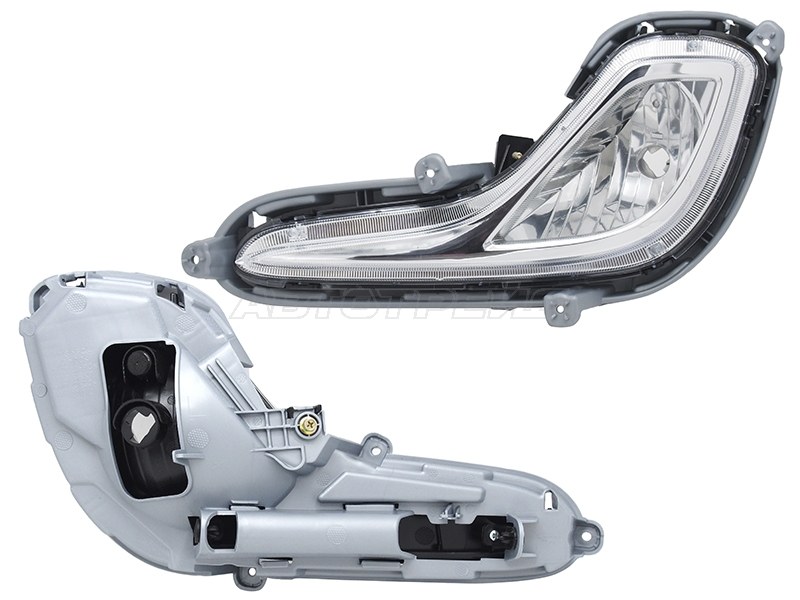 Фара противотуманная (Слева) Hyundai Solaris 10-14 / Accent 11-17