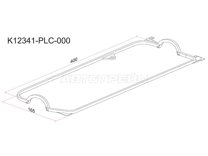 Прокладка клапанной крышки Honda Civic 00-06 / Civic Ferio 00-05 D15B;D17A