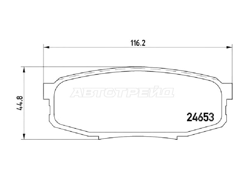 Колодки тормозные дисковые | зад | BREMBO P83098