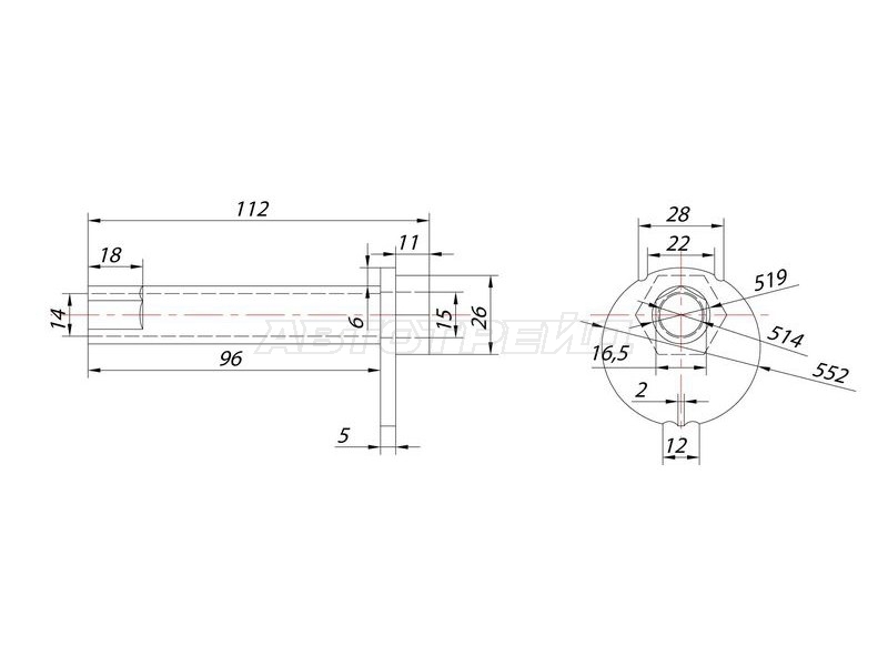 Болт эксцентрика Toyota Land Cruiser Prado (J120,J150) 02-20 / Lexus GX 02-09