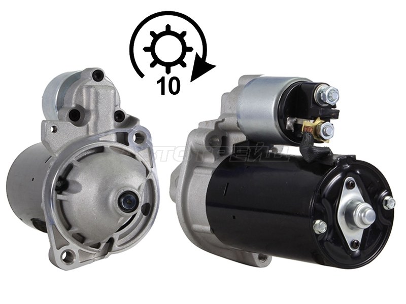 Стартер Mercedes-Benz C-Class 93-08 / E-Class 84-09 (2 kW/ Z=10/ BOSCH), артикул ST-64-0066