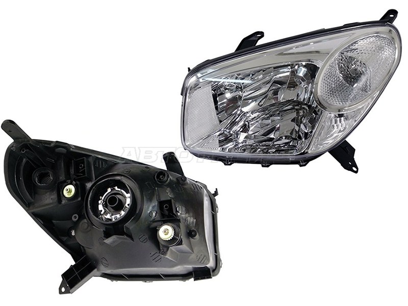 Фара Toyota RAV4 (CA20) 03-05 (Слева/ Галоген/ Ручная регулировка)