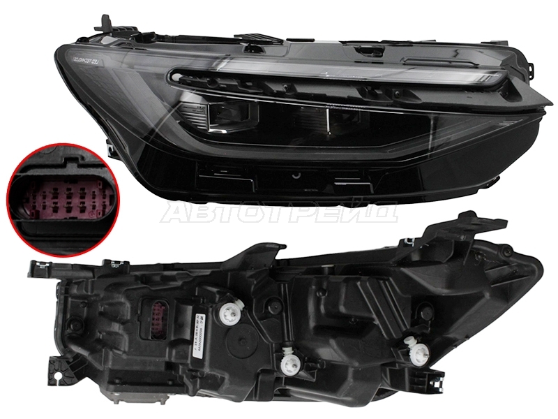 Фара Chery Arrizo 8 22- (Справа/ LED/ С электрокорректором)