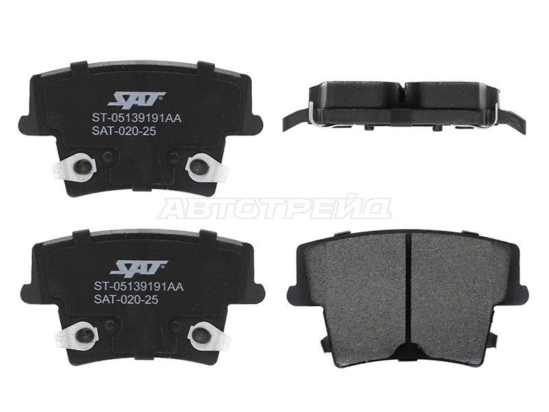 Колодки тормозные (Сзади) Chrysler 300C 04-11 / Dodge Challenger 08-