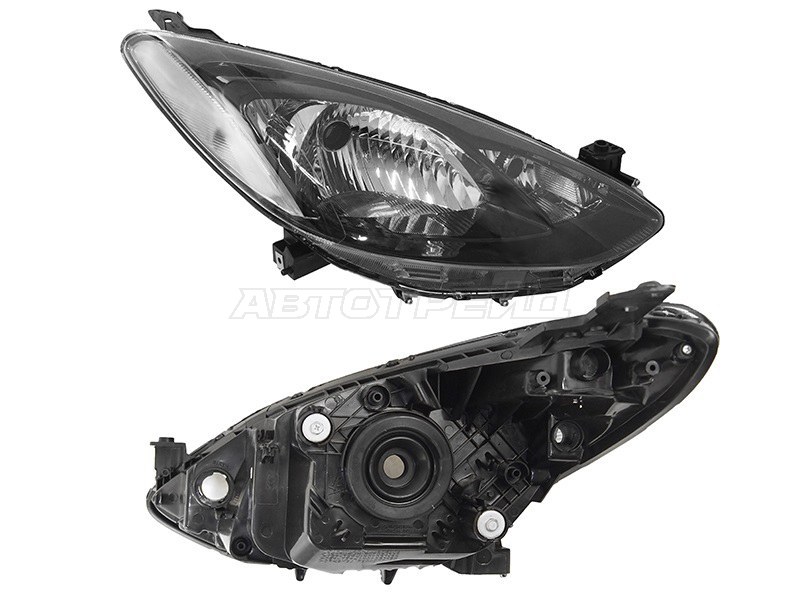 Фара Mazda Demio 07-11 / 2 07-10 (Справа/ Галоген/ Ручная регулировка)
