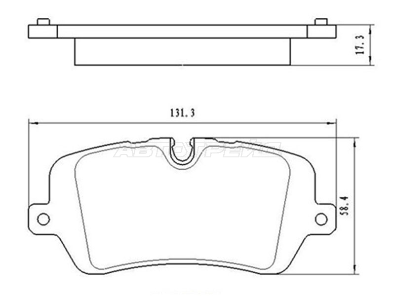 Колодки тормозные (Сзади) Land Rover Discovery 16-20 / Range Rover 12-22