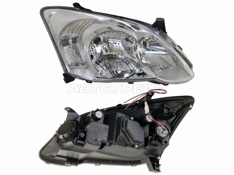 Фара Toyota Corolla (E120) 04-07 / Allex 04-06 (Справа/ Галоген/ Ручная регулировка/ 5D HBK)