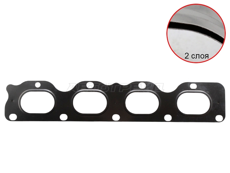 Прокладка выпускного коллектора Chevrolet Aveo 05- / Cruze 09-18 2H0;939A4000;A16XER;A18XEL;A18XER;B