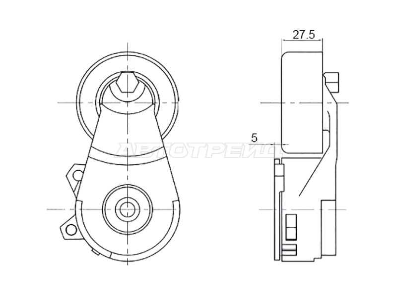 Натяжитель Nissan Juke 10-20 / Qashqai 13-22