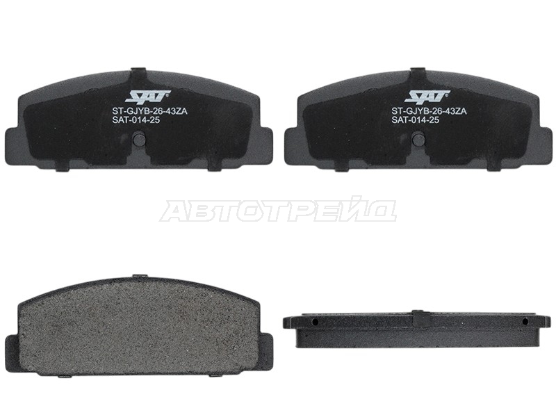 Колодки тормозные (Сзади) Mazda 6 02-12 / FAW Besturn B50 12-17
