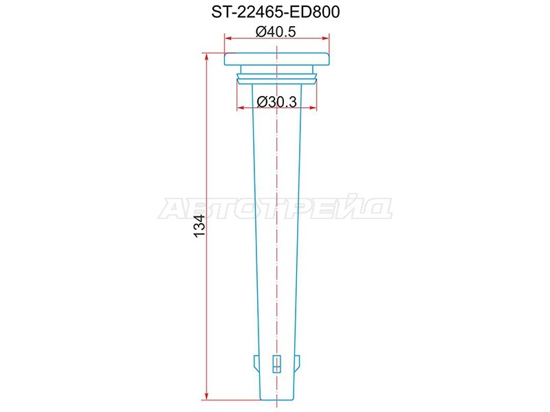 Наконечник катушки зажигания Nissan AD 06-16 / Note 05-13 HR16DE;MR18DE;MR20DE