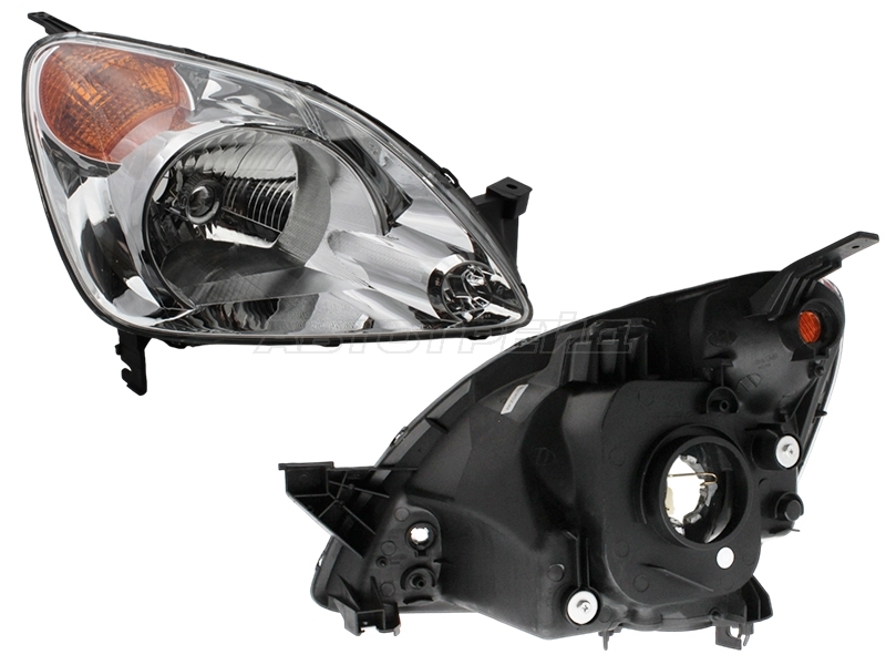 Фара Honda CR-V 01-05 (Справа/ Галоген/ Ручная регулировка)