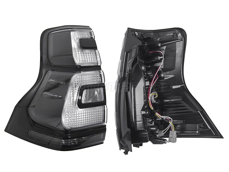 Фонарь задний Toyota Land Cruiser Prado (J150) 17-20 (Слева/ Чёрный)