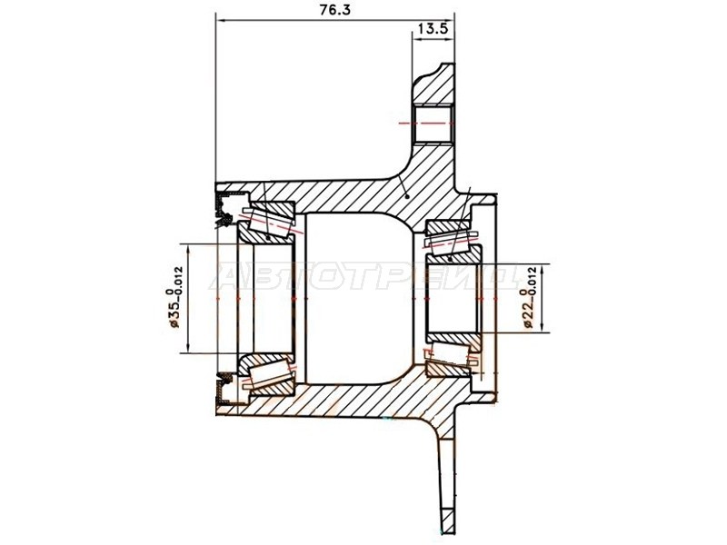 Ступичный узел Mercedes-Benz C-Class 04-15 / E-Class 09-17 (Справа=Слева/ Спереди)