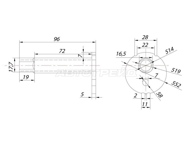 Болт эксцентрика Toyota Land Cruiser Prado (J90) 96-02 / Hilux Surf 95-02
