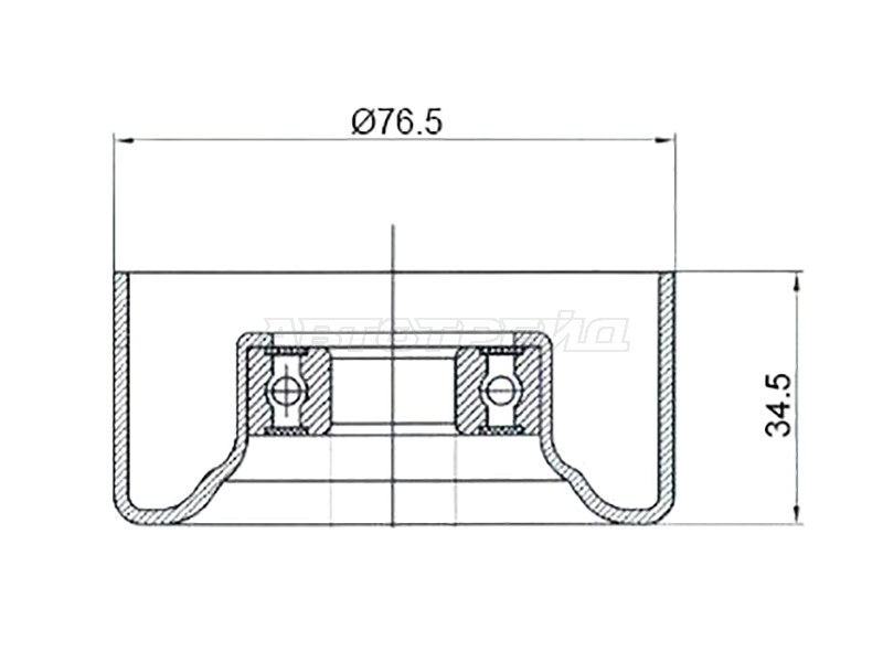 Ролик приводного ремня Honda Accord 02-16 / Civic 00-17