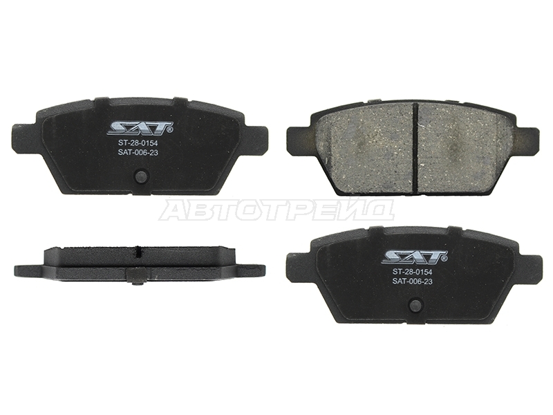 Колодки тормозные (Сзади) Mazda 6 02-08 / 6 MPS 05-07