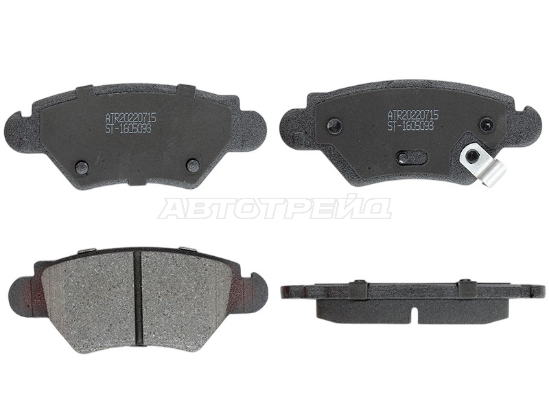 Колодки тормозные (Сзади) Chevrolet Lacetti 04-13 / Lanos 05-09