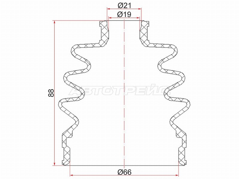 Пыльник шруса NISSAN MARCH 10 82-91SUZUKI ALTOMAZDA DEMIO 98-02DAEWOO MATIZ 98- SAT C1135