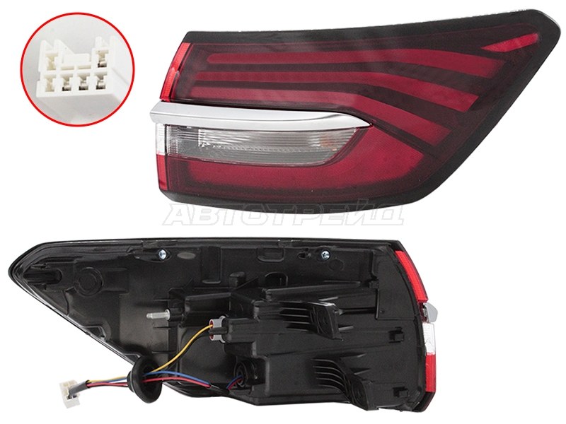 Фонарь задний Geely Coolray 18-24 / Belgee X50 23- (Справа/ LED)