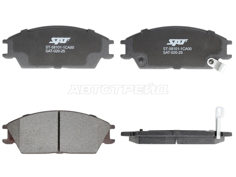 Колодки тормозные (Спереди) Hyundai Elantra 90-93 / Accent 94-17