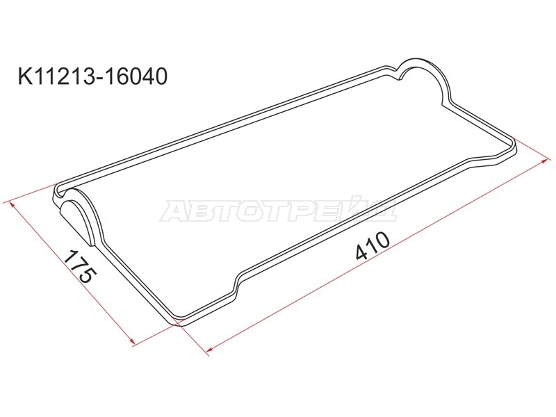 Прокладка клапанной крышки Toyota Caldina (T190,T210) 92-02 / Carina 96-01 7AFE