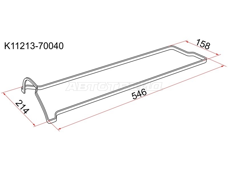 Прокладка клапанной крышки Toyota Crown 95-07 / Mark II 96-04 1GFE