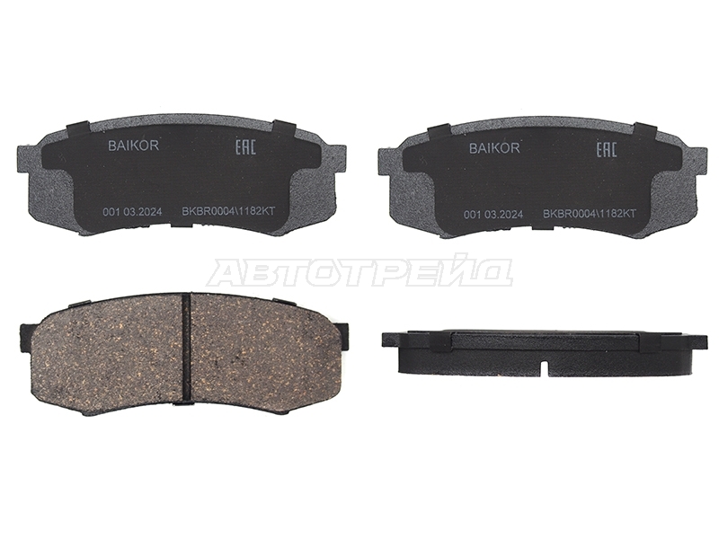 Колодки тормозные зад TOYOTA LAND CRUISER 80/90/105/120/78/150 BAIKOR BKBR0004